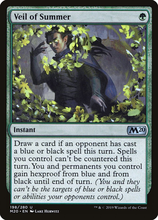 Veil of Summer - [Foil] Core Set 2020 (M20)