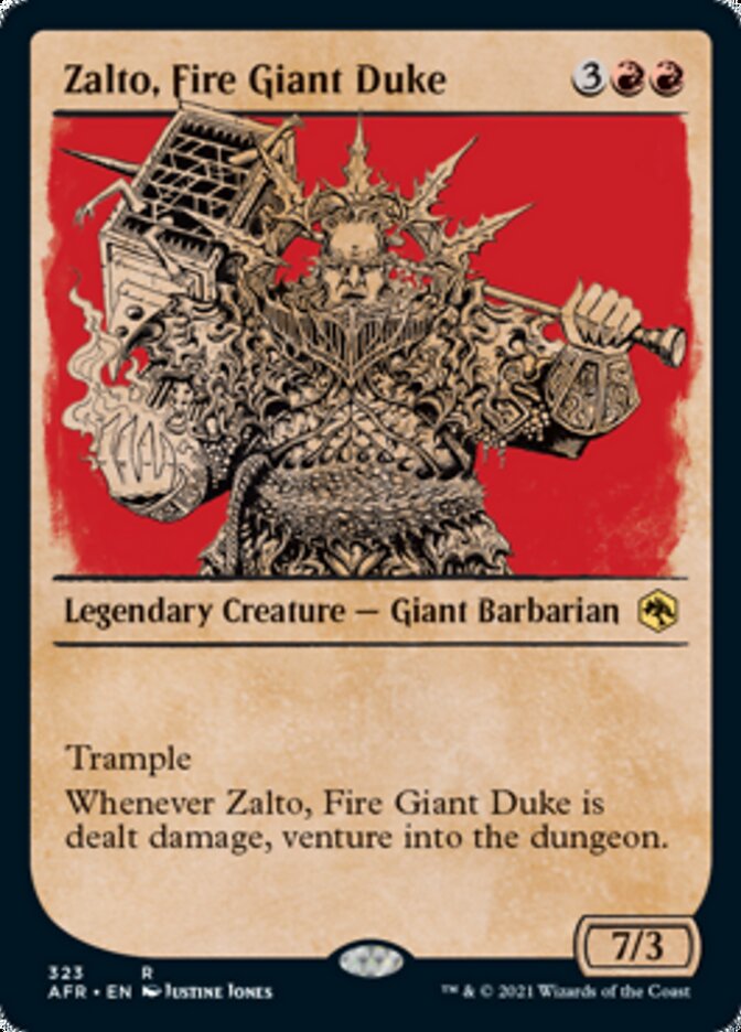 Zalto, Fire Giant Duke - [Showcase] Adventures in the Forgotten Realms (AFR)