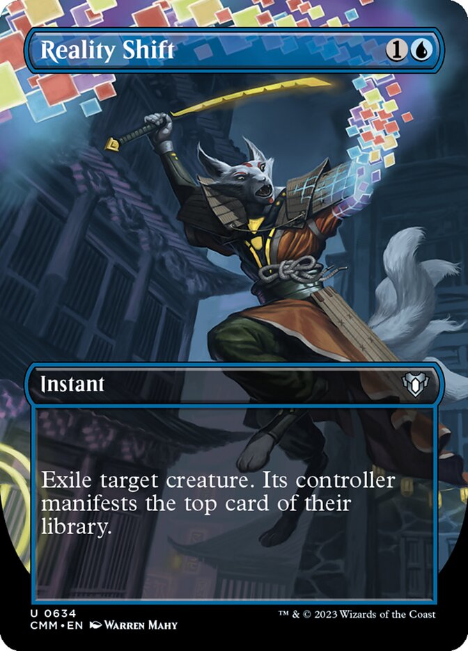 Reality Shift - [Foil, Borderless] Commander Masters (CMM)