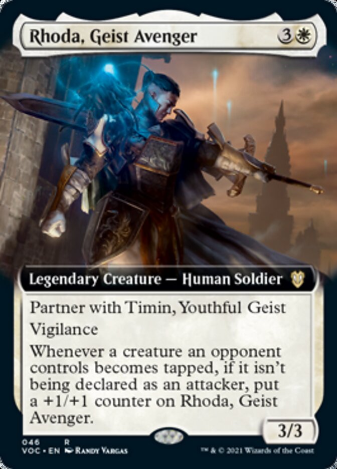 Rhoda, Geist Avenger - [Extended Art] Crimson Vow Commander (VOC)