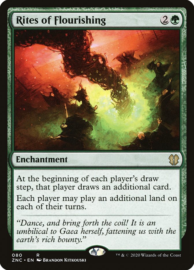 Rites of Flourishing - [Foil] Zendikar Rising Commander (ZNC)