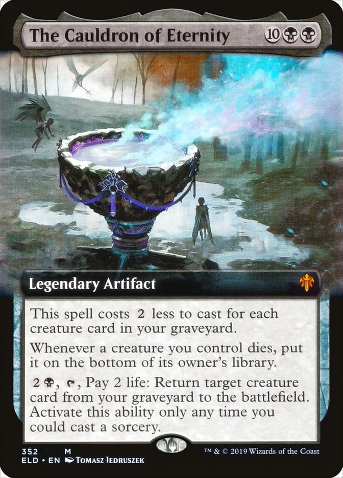 The Cauldron of Eternity - [Foil, Extended Art] Throne of Eldraine (ELD)