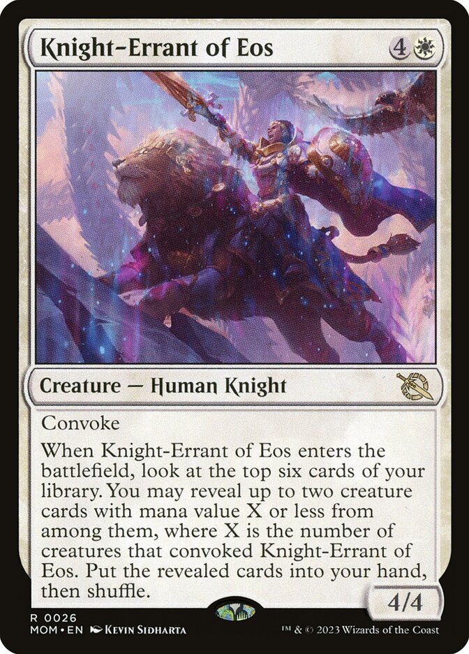Knight-Errant of Eos - [Foil] March of the Machine (MOM)