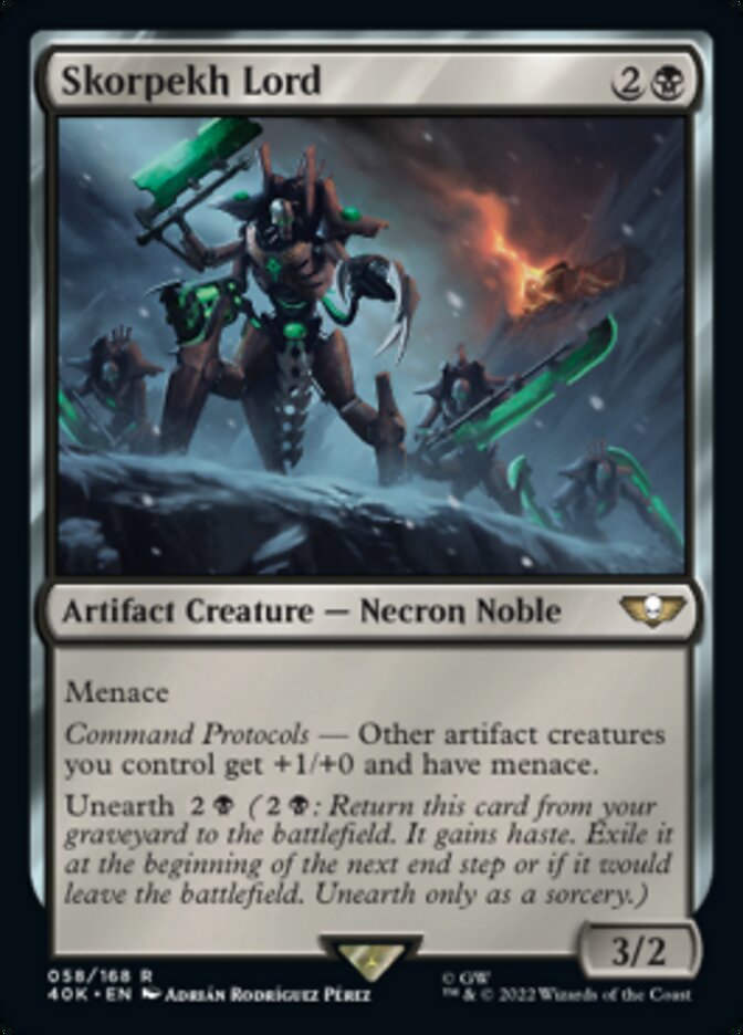 Skorpekh Lord - [Surge Foil] Warhammer 40,000 Commander (40K)