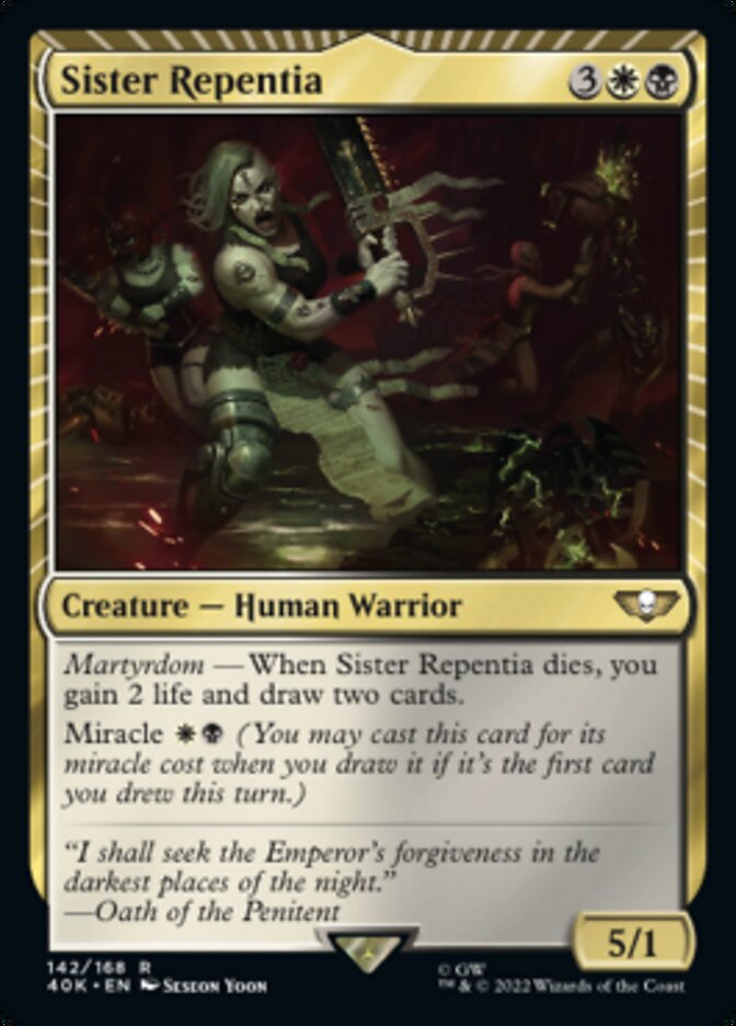 Sister Repentia - [Surge Foil] Warhammer 40,000 Commander (40K)