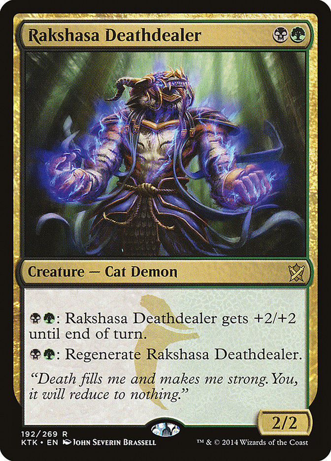 Rakshasa Deathdealer - [Foil] Khans of Tarkir (KTK)