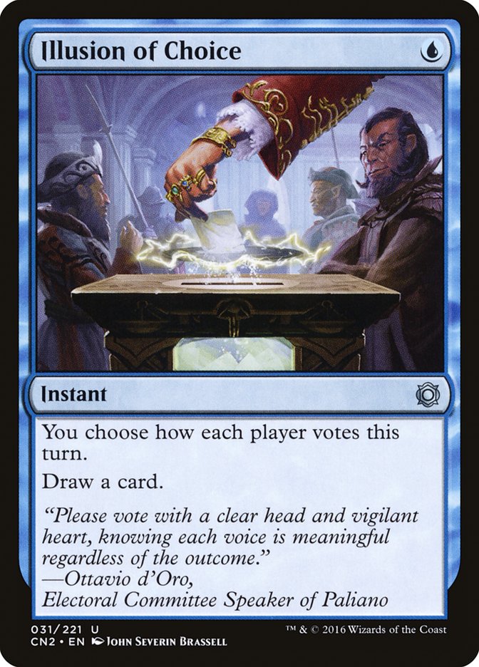 Illusion of Choice - [Foil] Conspiracy: Take the Crown (CN2)