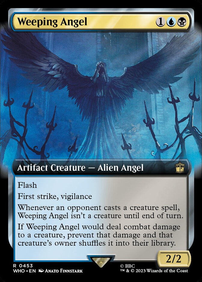 Weeping Angel - [Foil, Extended Art] Doctor Who (WHO)