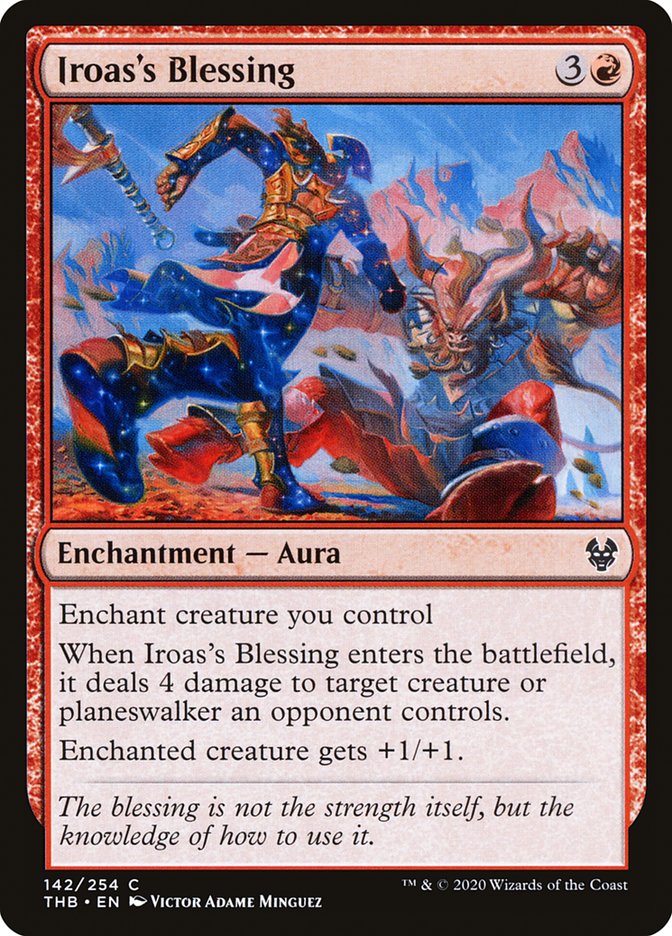 Iroas's Blessing - [Foil] Theros Beyond Death (THB)