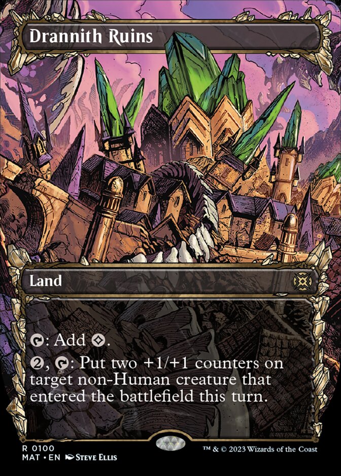 Drannith Ruins - [Foil, Showcase] March of the Machine: The Aftermath (MAT)