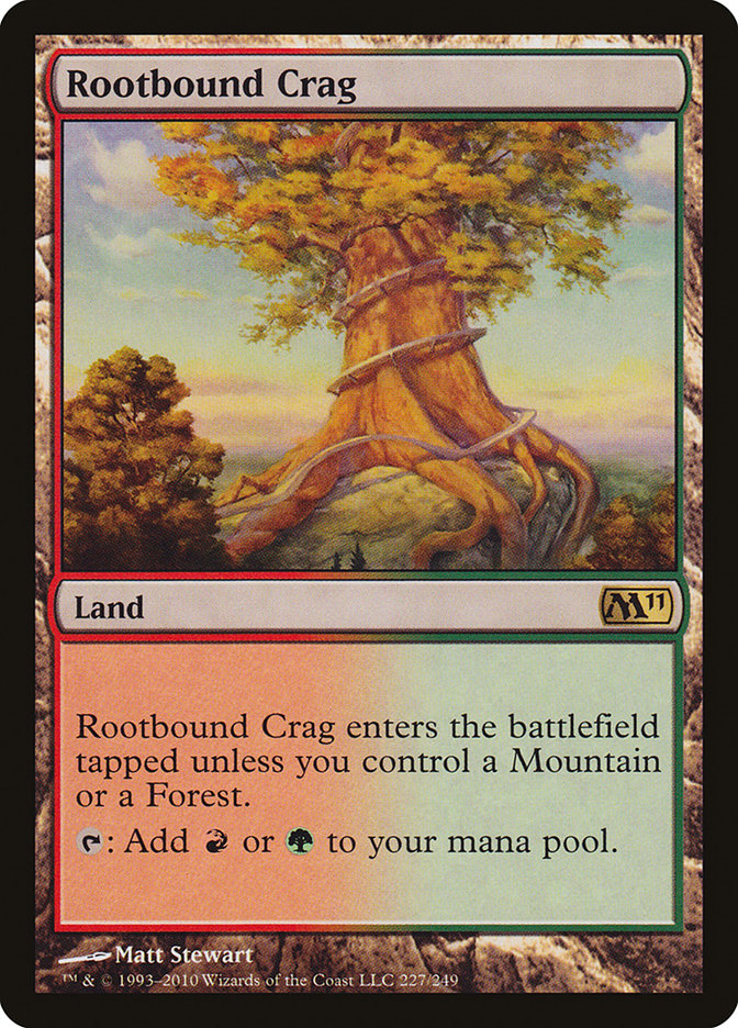 Rootbound Crag - [Foil] Magic 2011 (M11)