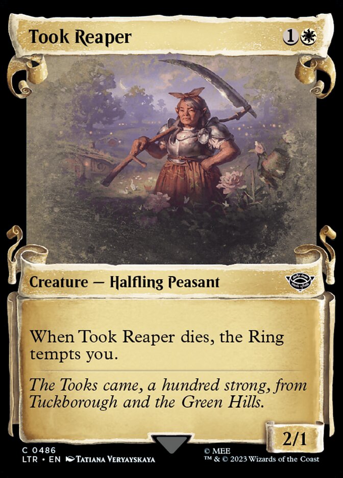 Took Reaper - [Foil, Showcase Scroll] The Lord of the Rings: Tales of Middle-earth (LTR)
