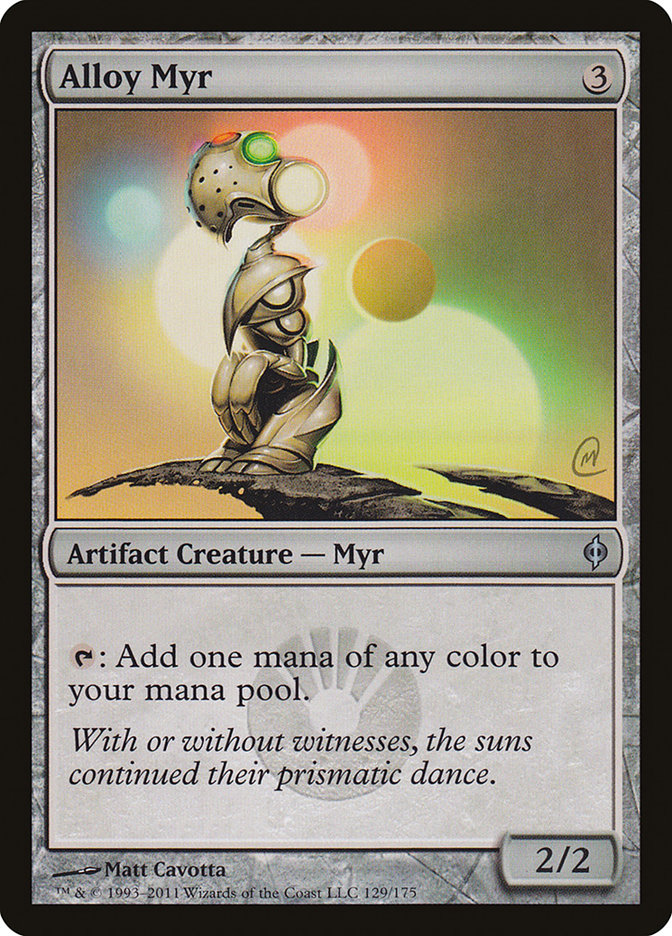 Alloy Myr - [Foil] New Phyrexia (NPH)