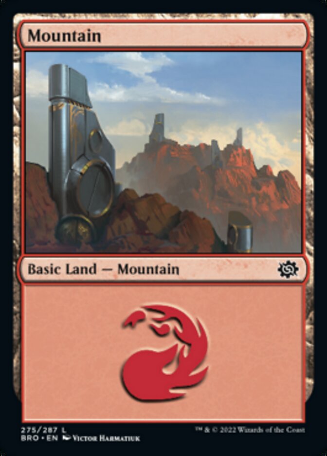 Mountain (275) - [Foil] The Brothers' War (BRO)