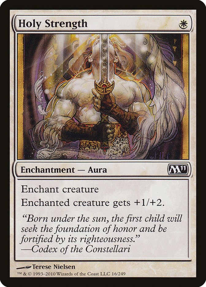 Holy Strength - [Foil] Magic 2011 (M11)