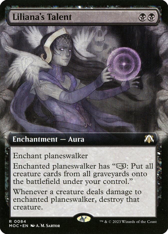Liliana's Talent - [Extended Art] March of the Machine Commander (MOC)