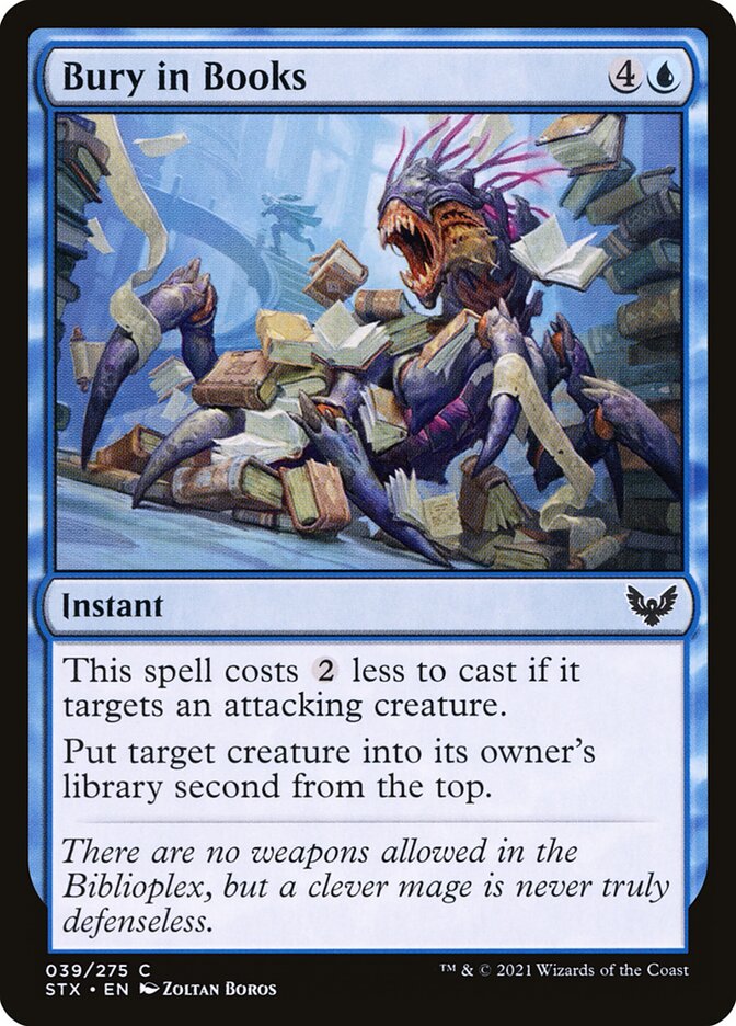 Bury in Books - [Foil] Strixhaven: School of Mages (STX)