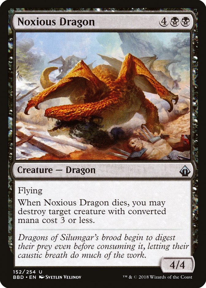 Noxious Dragon - [Foil] Battlebond (BBD)