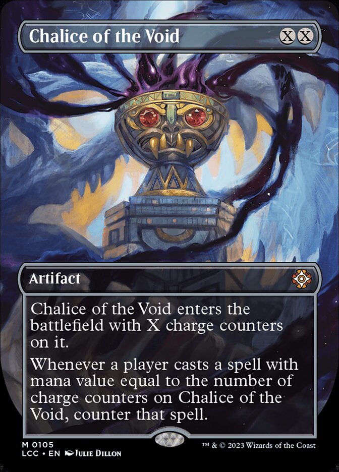 Chalice of the Void - [Foil, Borderless] Lost Caverns of Ixalan Commander (LCC)