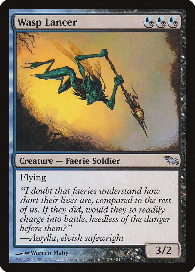 Wasp Lancer - [Foil] Shadowmoor (SHM)