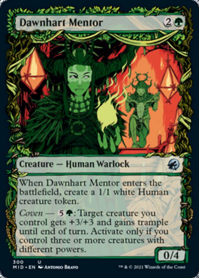 Dawnhart Mentor - [Foil, Showcase] Innistrad: Midnight Hunt (MID)