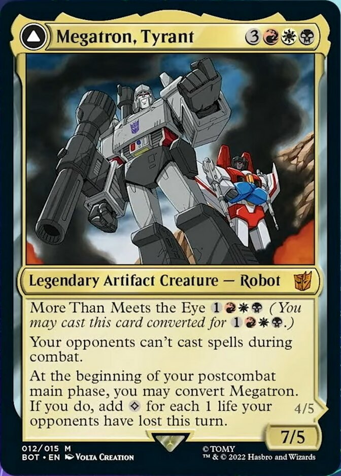 Megatron, Tyrant // Megatron, Destructive Force - Transformers (BOT)