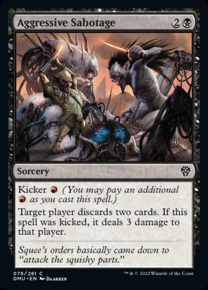 Aggressive Sabotage - [Foil] Dominaria United (DMU)