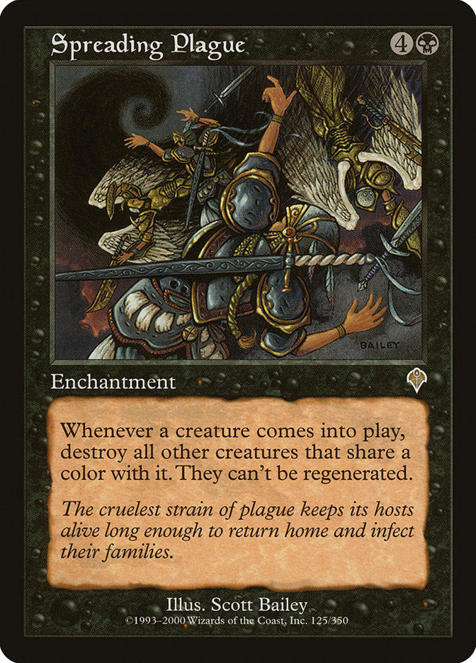 Spreading Plague - [Foil, Retro Frame] Invasion (INV)