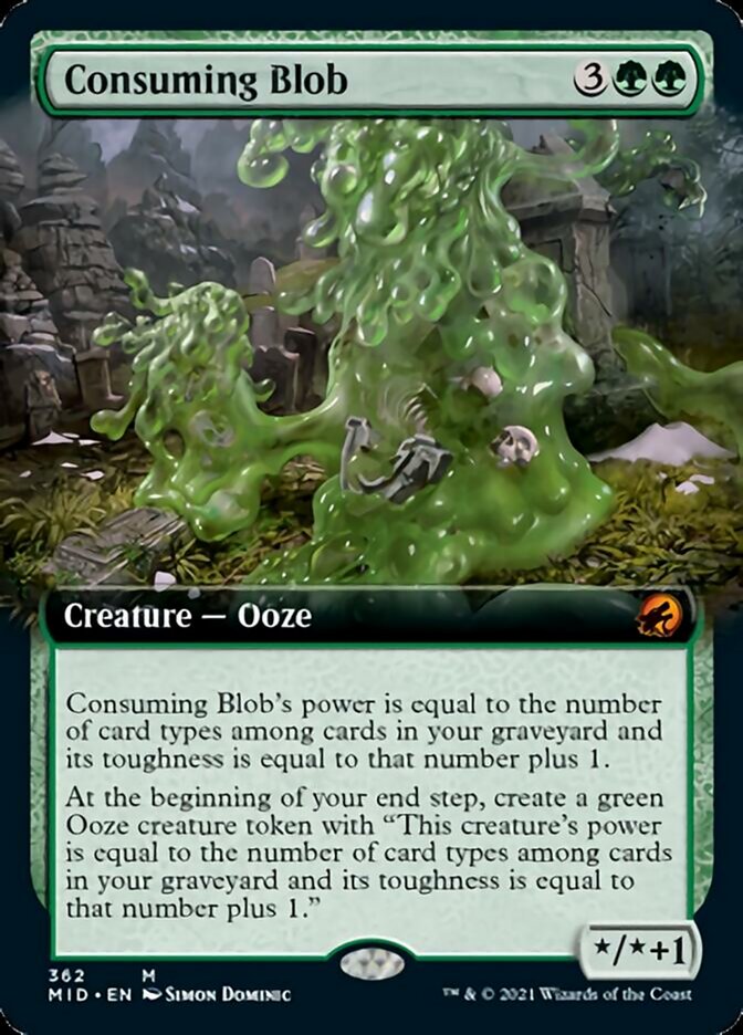 Consuming Blob - [Extended Art] Innistrad: Midnight Hunt (MID)