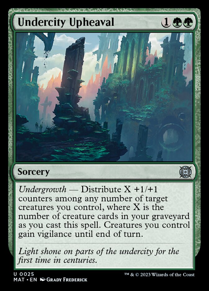 Undercity Upheaval - [Foil] March of the Machine: The Aftermath (MAT)