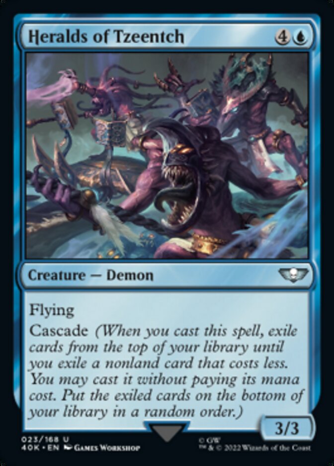 Heralds of Tzeentch - [Surge Foil] Warhammer 40,000 Commander (40K)