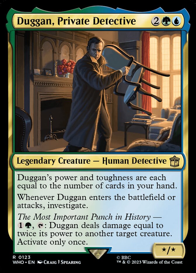 Duggan, Private Detective - [Foil] Doctor Who (WHO)