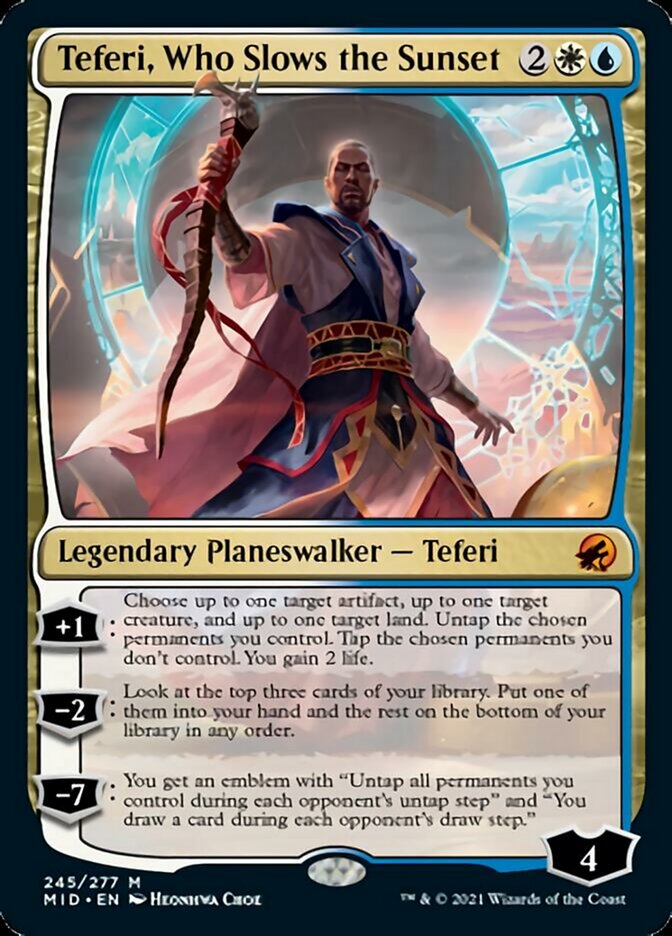 Teferi, Who Slows the Sunset - Innistrad: Midnight Hunt (MID)