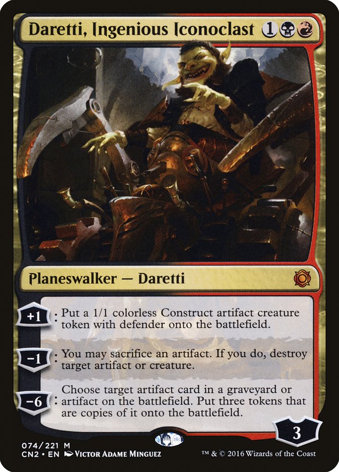 Daretti, Ingenious Iconoclast - [Foil] Conspiracy: Take the Crown (CN2)