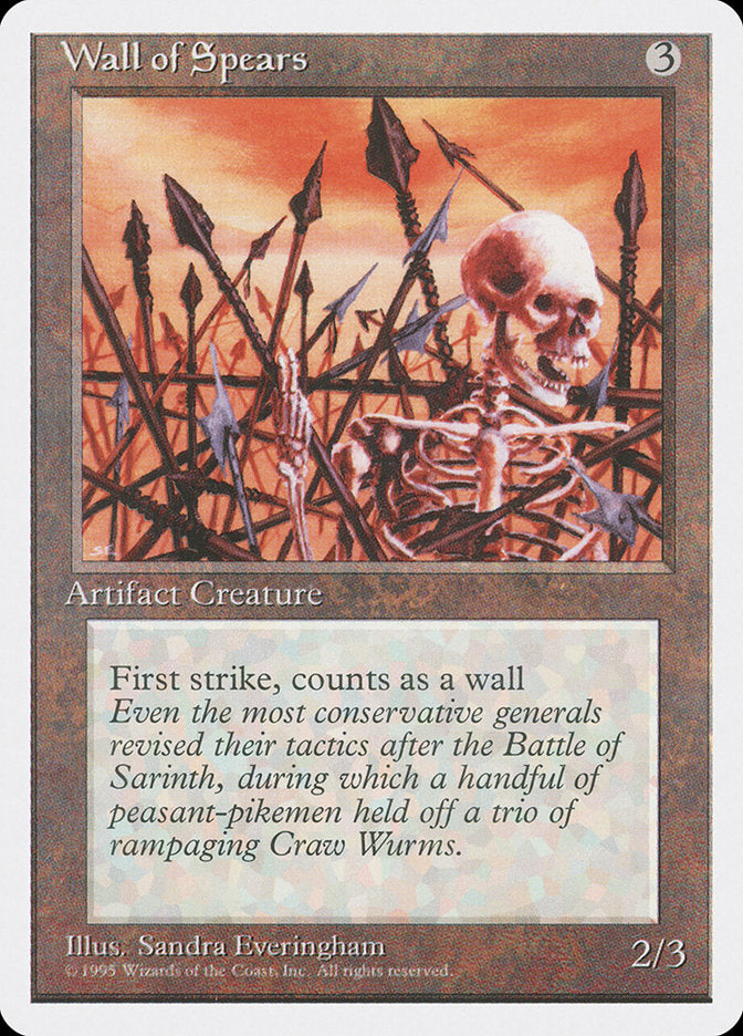 Wall of Spears - Fourth Edition (4ED)