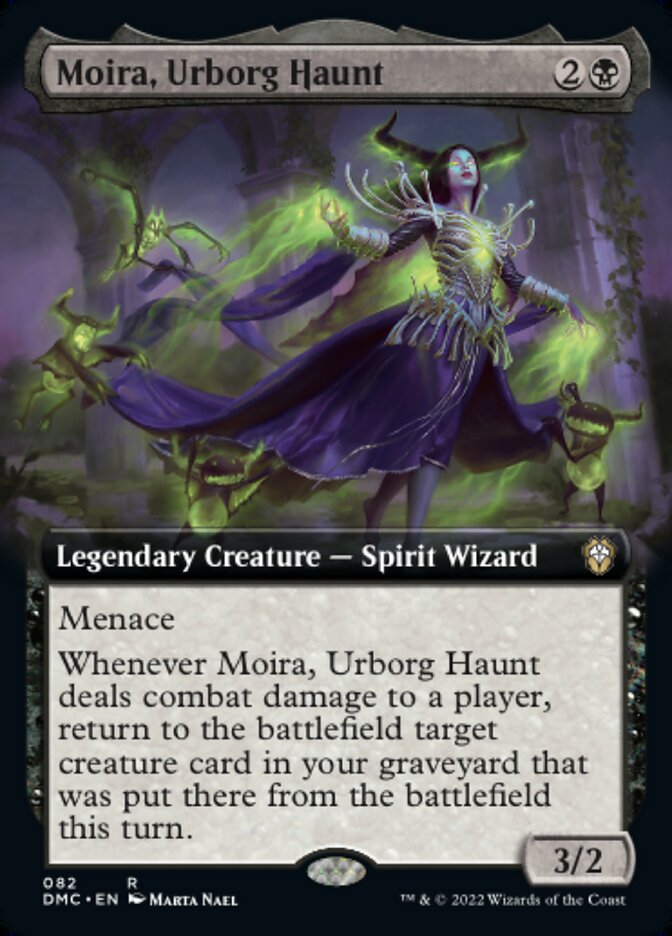 Moira, Urborg Haunt - [Extended Art] Dominaria United Commander (DMC)