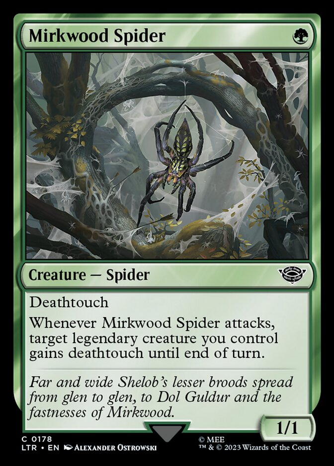 Mirkwood Spider - [Foil] The Lord of the Rings: Tales of Middle-earth (LTR)