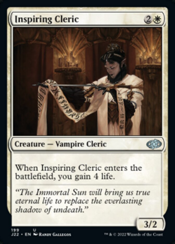 Inspiring Cleric - Jumpstart 2022 (J22)