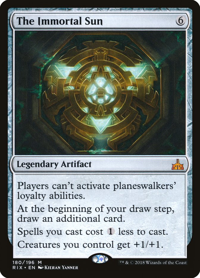 The Immortal Sun - Rivals of Ixalan (RIX)