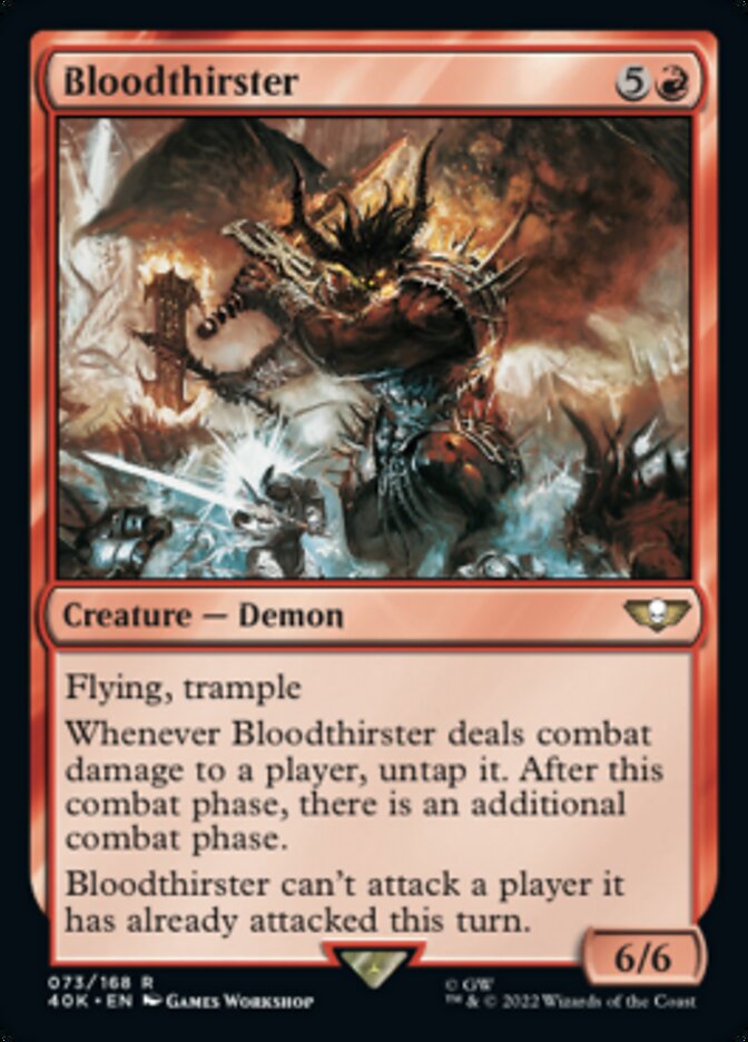 Bloodthirster - [Surge Foil] Warhammer 40,000 Commander (40K)