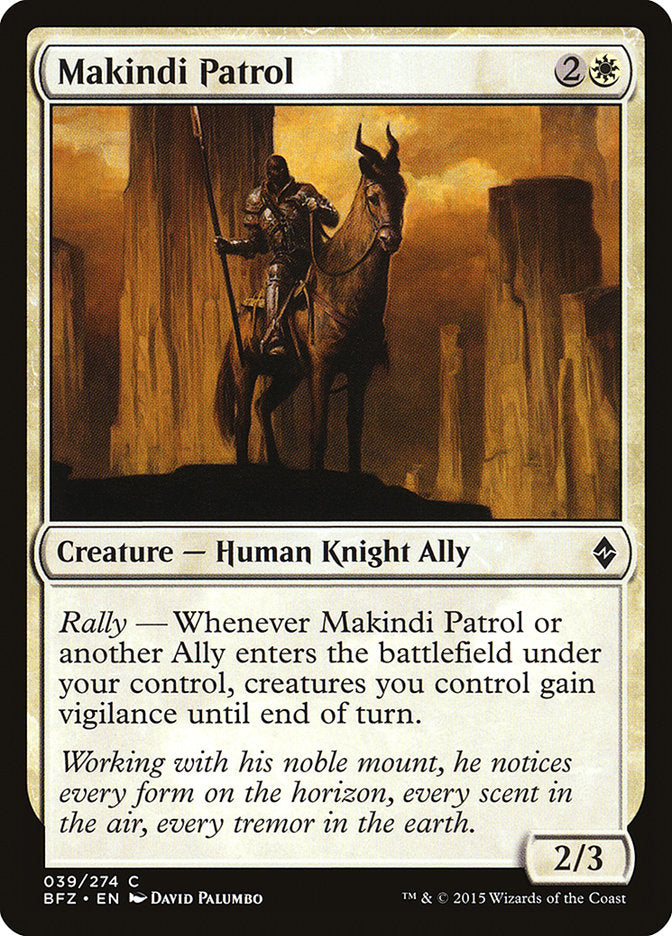 Makindi Patrol - Battle for Zendikar (BFZ)