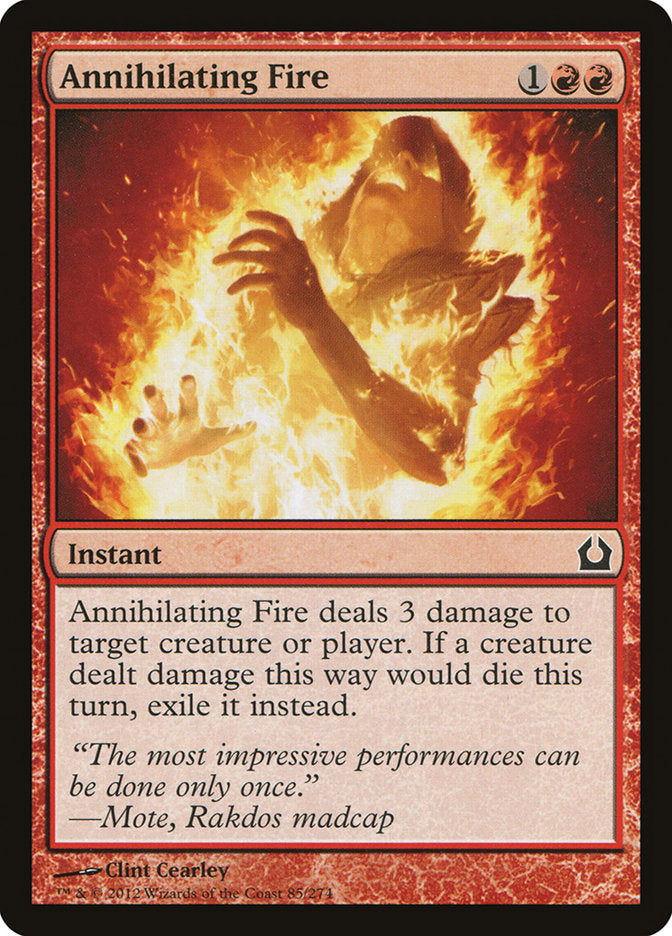 Annihilating Fire - [Foil] Return to Ravnica (RTR)