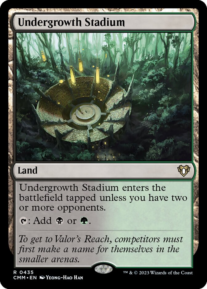Undergrowth Stadium - [Foil] Commander Masters (CMM)