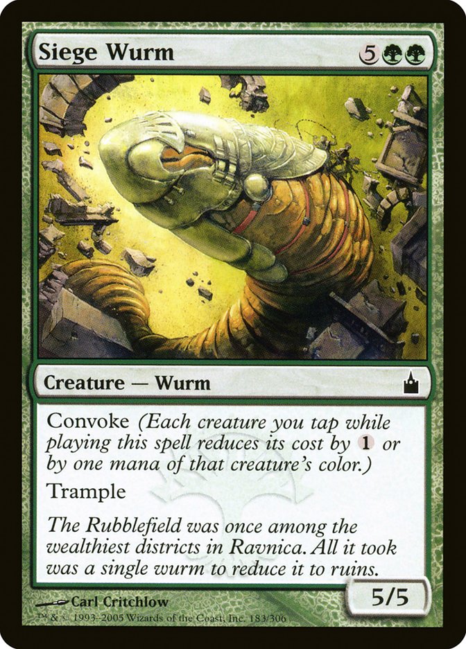 Siege Wurm - Ravnica: City of Guilds (RAV)
