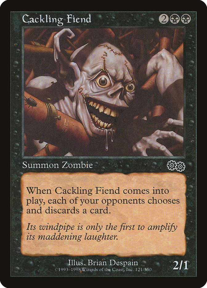 Cackling Fiend - [Retro Frame] Urza's Saga (USG)