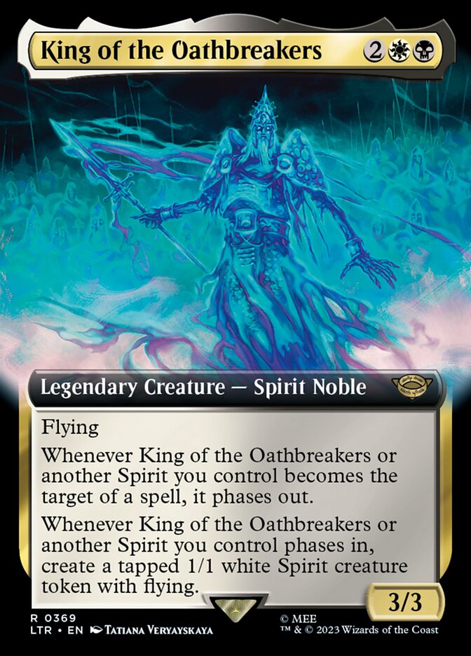 King of the Oathbreakers - [Foil, Extended Art] The Lord of the Rings: Tales of Middle-earth (LTR)