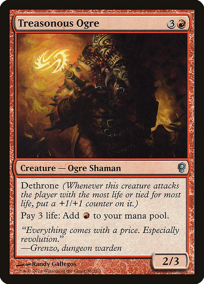 Treasonous Ogre - [Foil] Conspiracy (CNS)