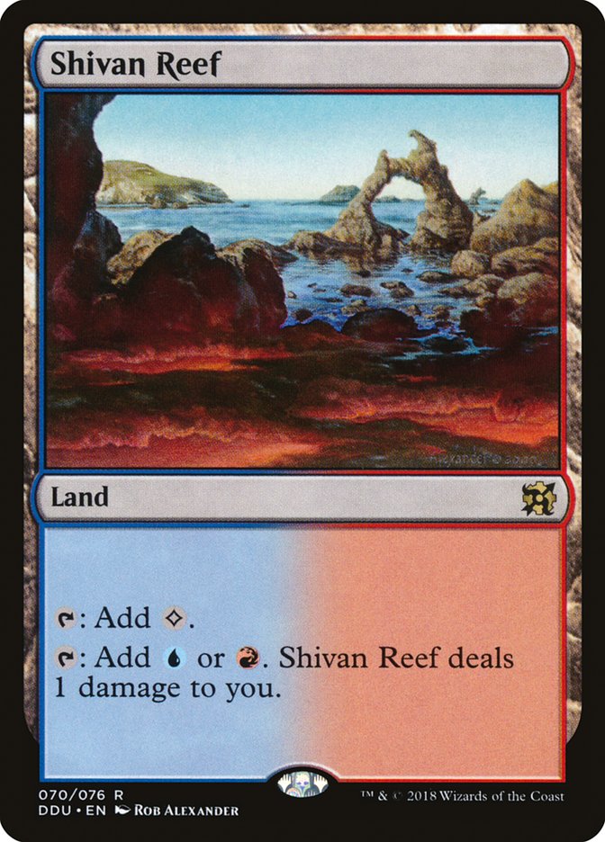 Shivan Reef - Duel Decks: Elves vs. Inventors (DDU)