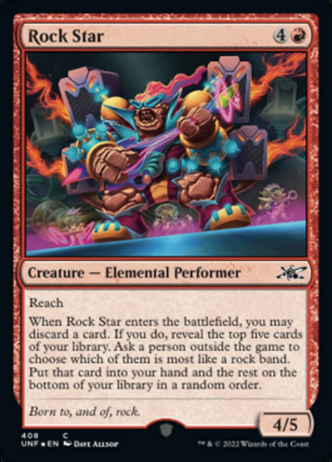 Rock Star - [Galaxy Foil] Unfinity (UNF)