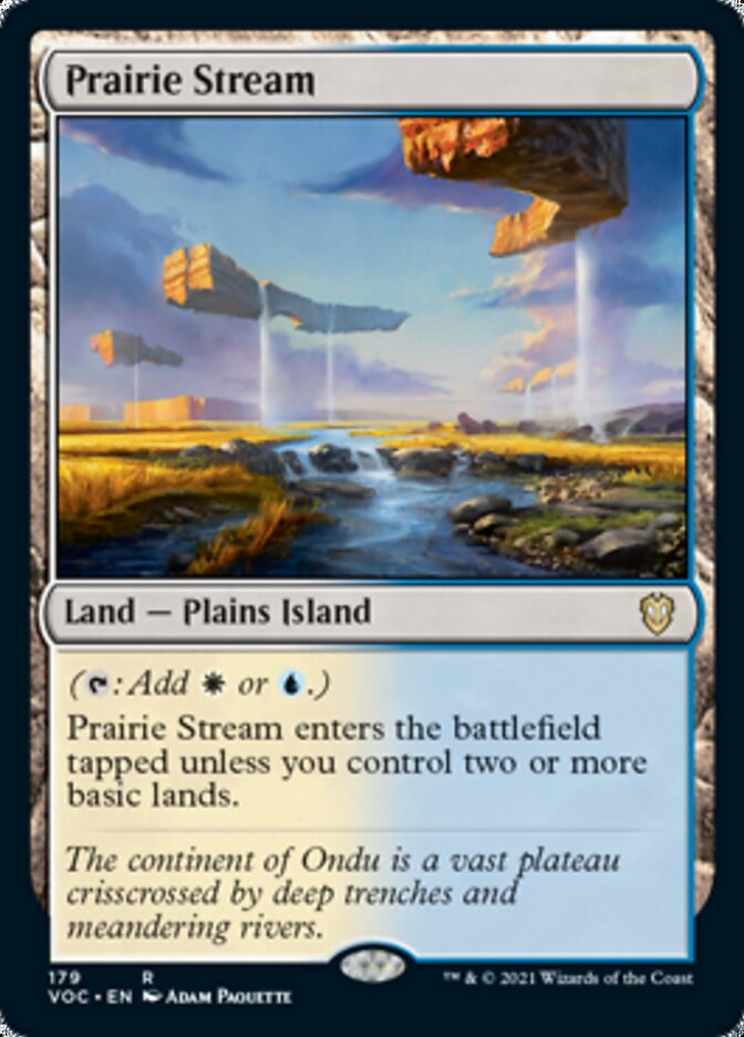 Prairie Stream - [Foil] Crimson Vow Commander (VOC)